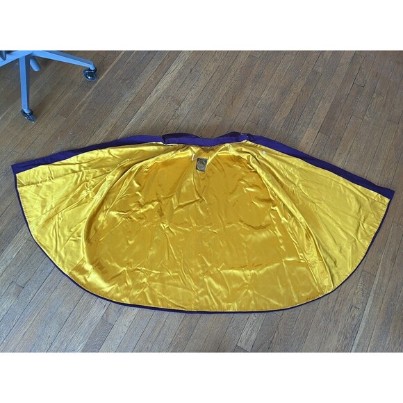 Vintage Purple Odd Fellows Ladies Aux Patriarchs Cape Women One Size - Picture 2 of 13
